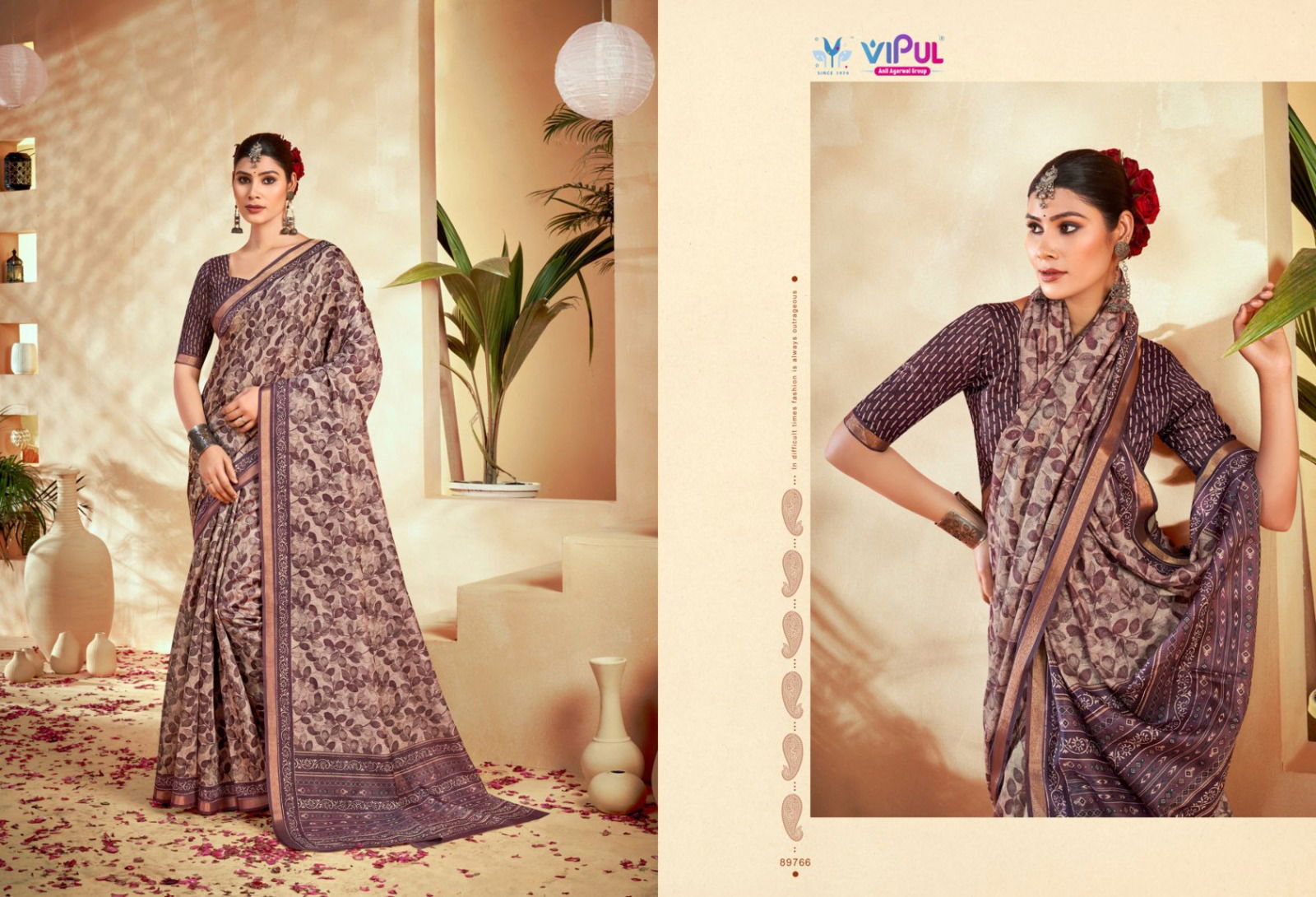 Amrapali Vol 3 By Vipul Cotton Daily Wear Saree Wholesale Market In Surat